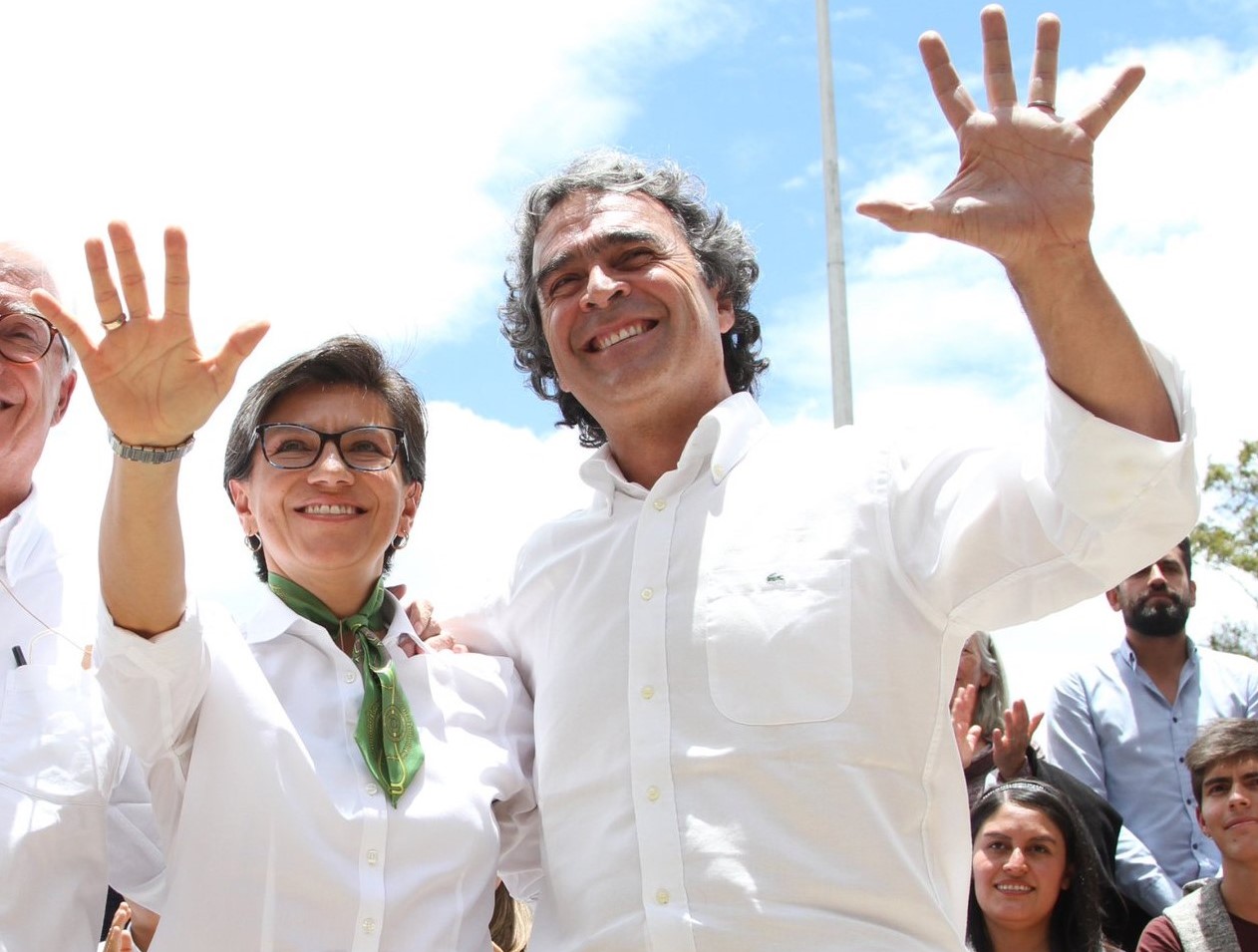Exalcaldesa de Bogotá Claudia López y excandidato presidencial Sergio Fajardo.
