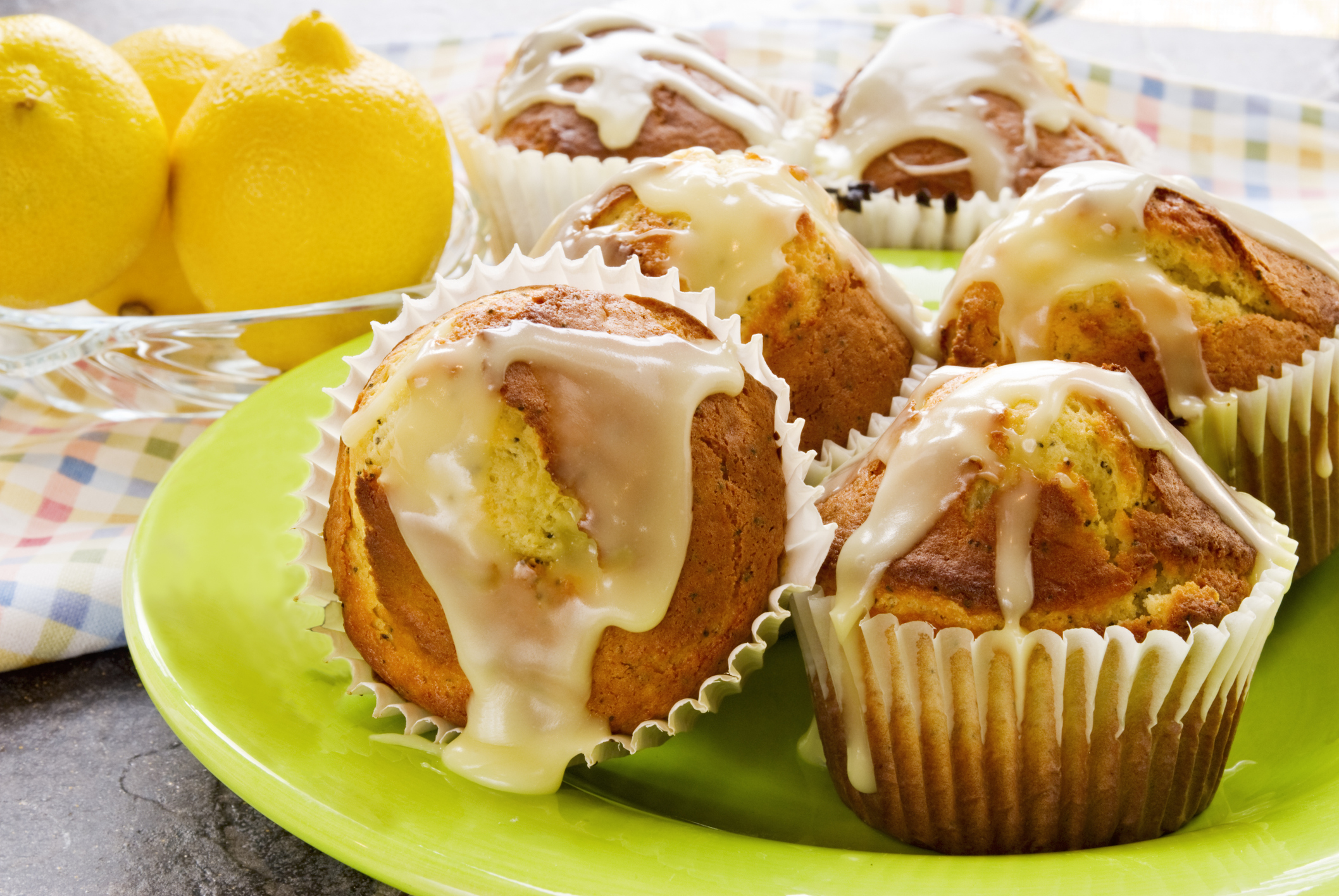 Siete ingredientes para preparar “muffins” de limón