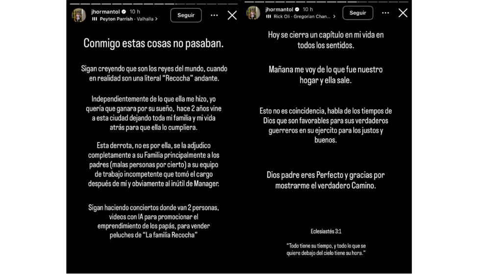 Ex de Alexa Torrex tomó drástica decisión tras la eliminación de la influencer en ‘LCDLF’