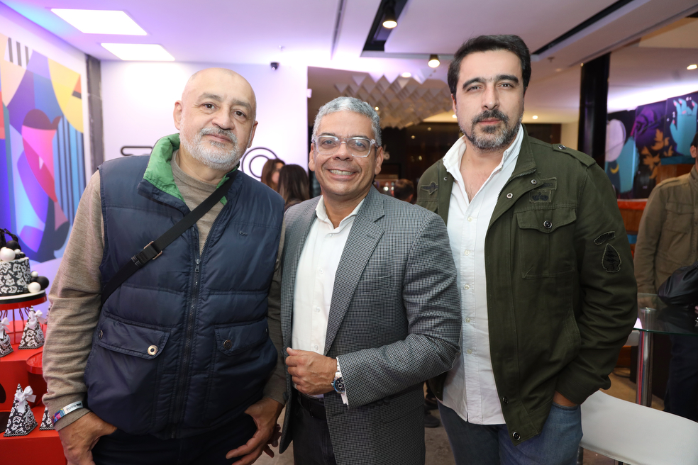 Iván Mejía, Alfonso Herrán y Carlos Yepes