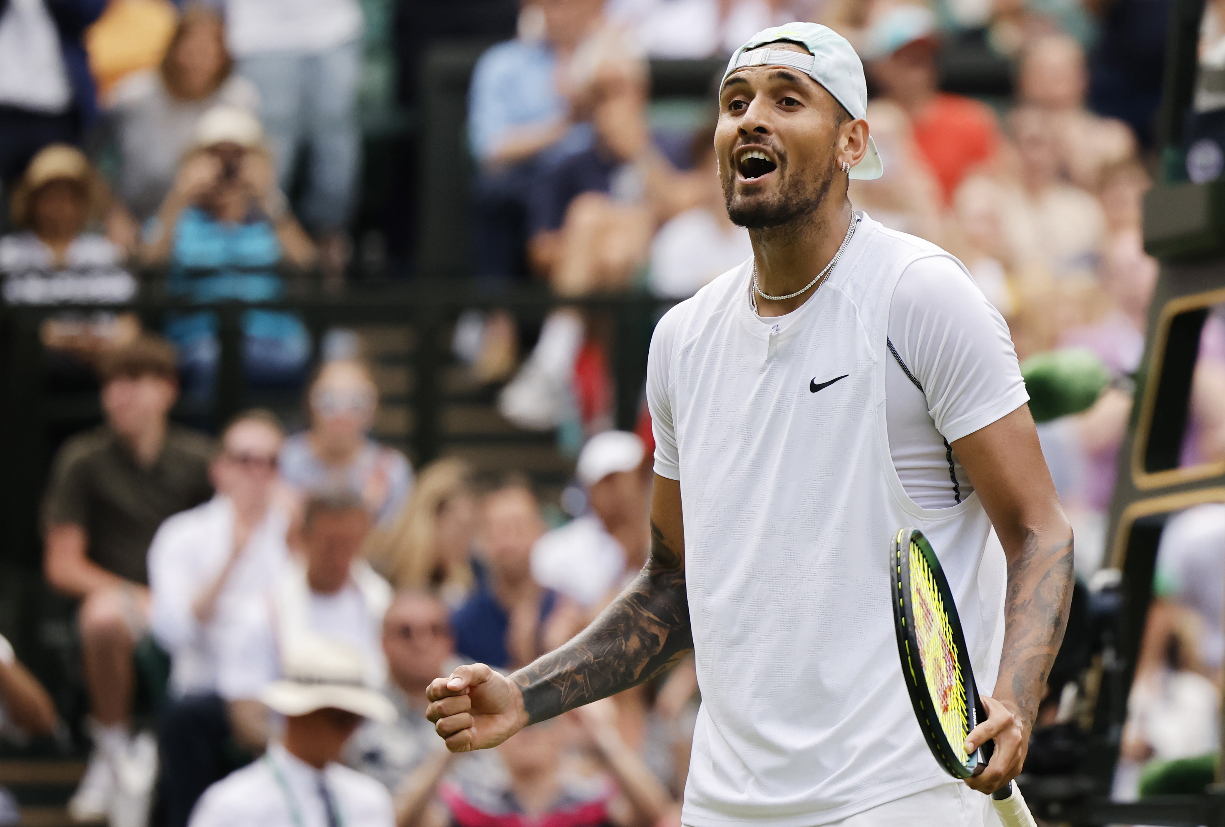 Kyrgios vuelve a los cuartos de final de Wimbledon después de ocho años