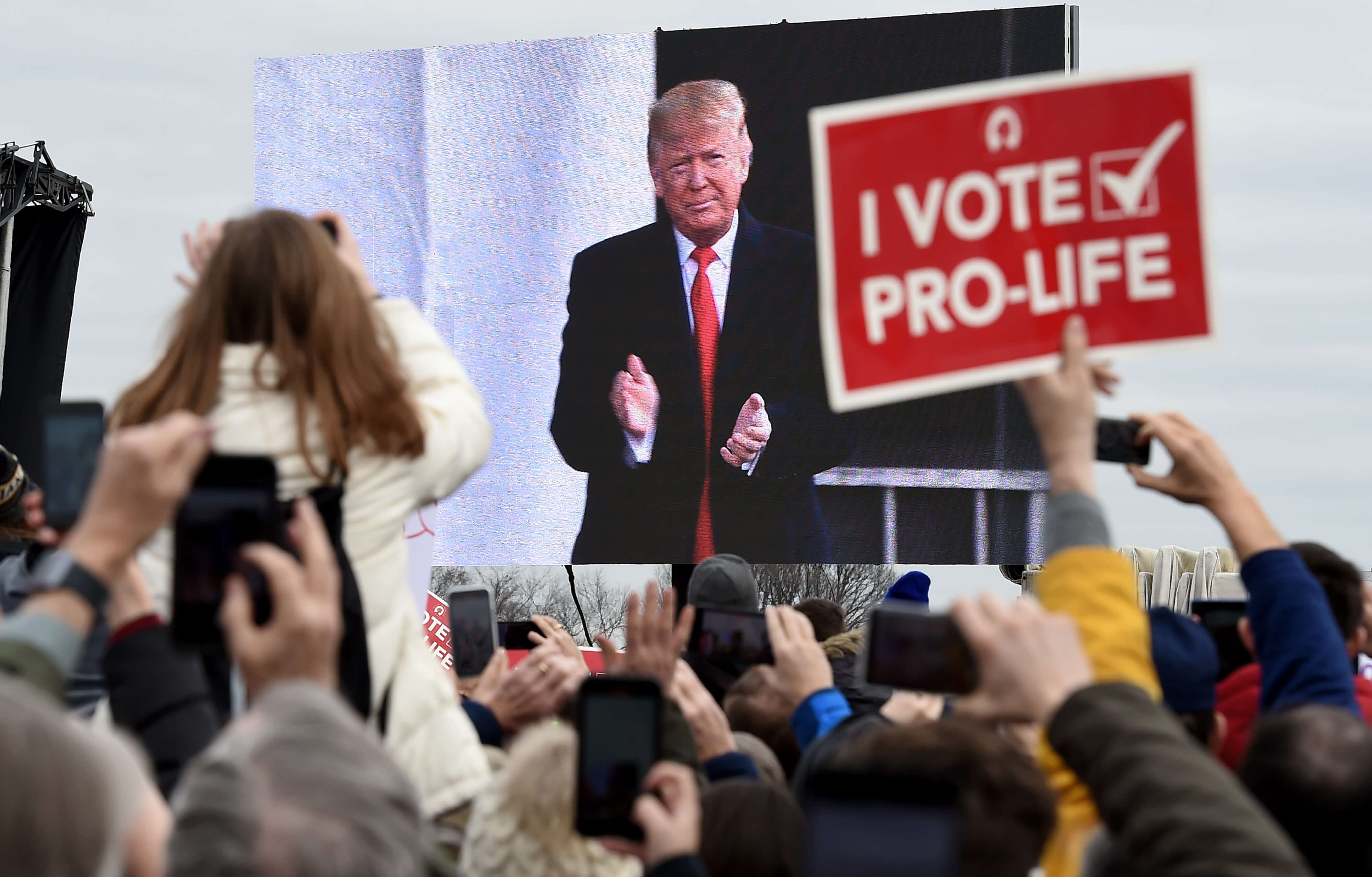 Donald Trump, el presidente antiaborto
