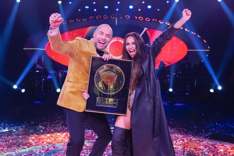 Stefany Zabaleta, la pupila de Santiago Cruz, se llevó el premio mayor de 'La Descarga, el templo de la música'.
