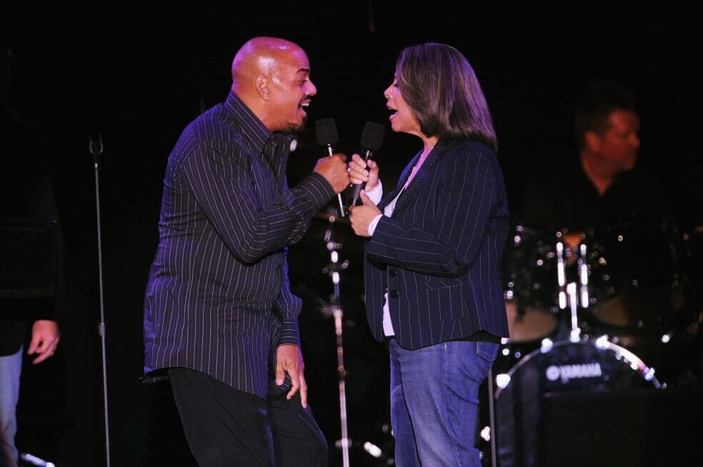 James Ingram junto a Patti Austin.