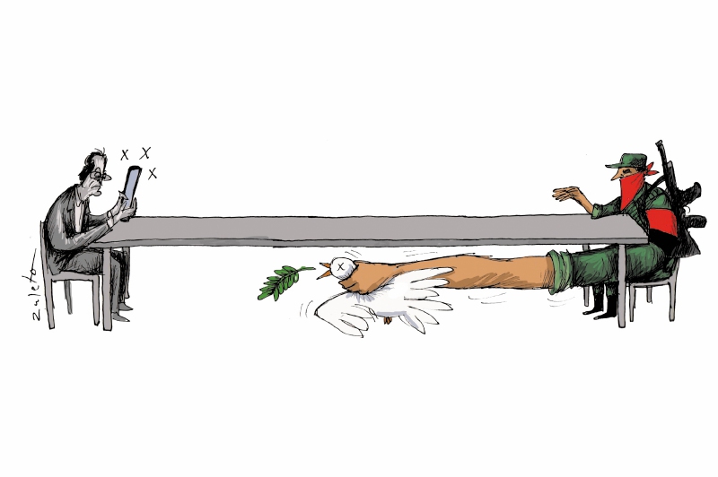 Diálogos sin paz