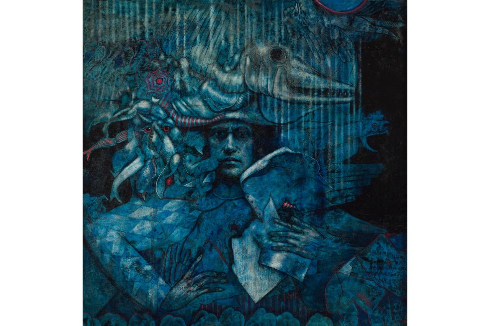 Obra “Autorretrato”, de 1986.