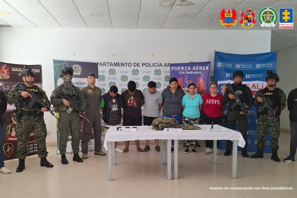 A la cárcel seis presuntos integrantes del ELN, señalados por homicidio en Arauca