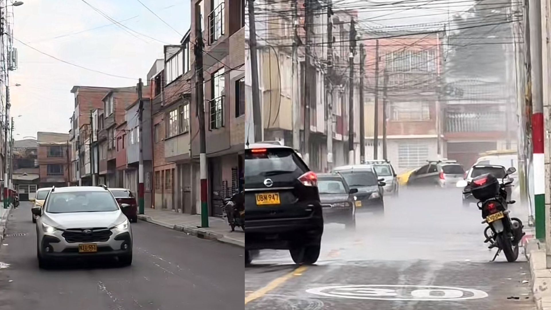 Solo pasa en Bogotá: graban raro fenómeno meteorológico en temporada de lluvias