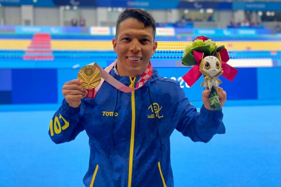 En imágenes: Así ganó el oro Nelson Crispín, con récord mundial, en Tokio 2020