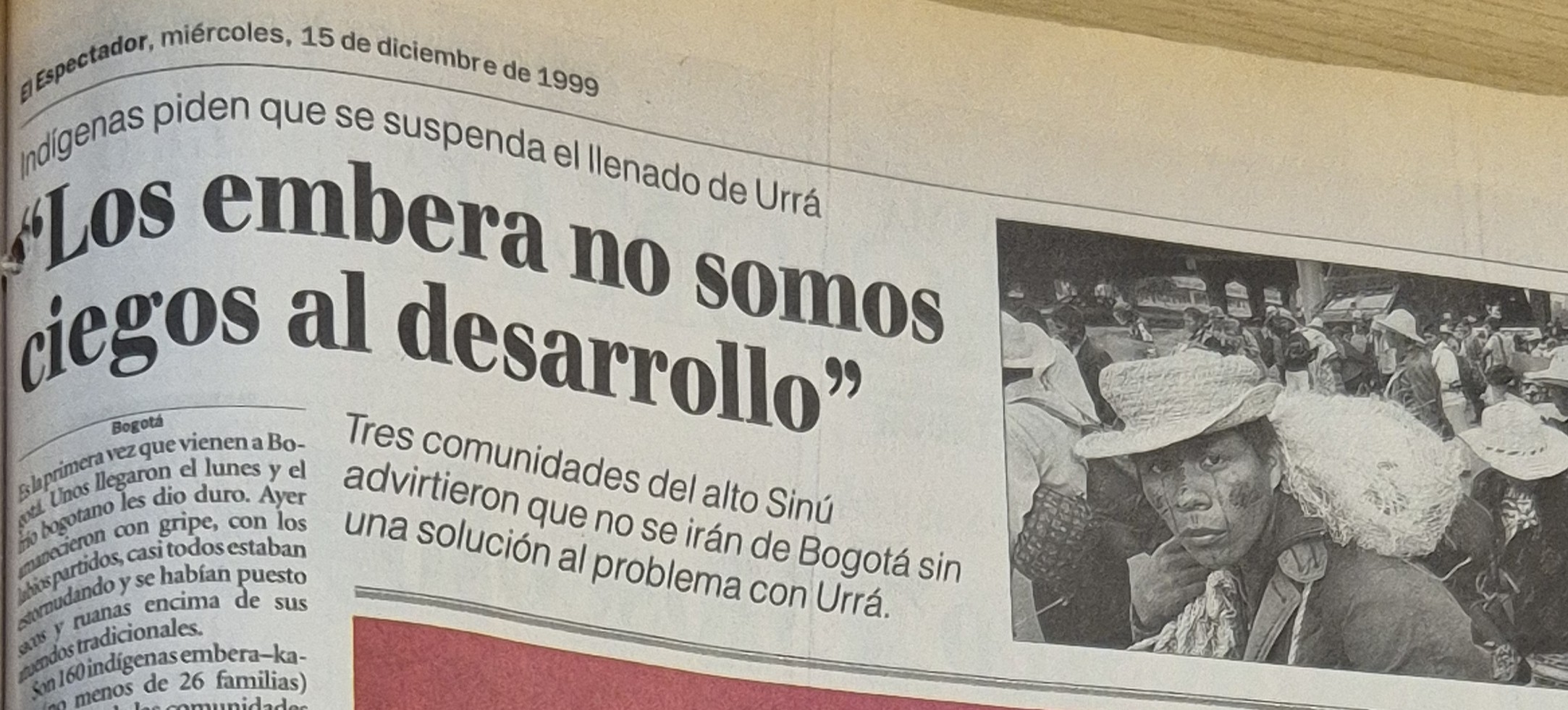 Tras su llegada a Bogotá, El Espectador estuvo presente en el camino de los indígenas hacia la Plaza de Bolívar, en donde esperaron una respuesta del Gobierno a su protesta.
