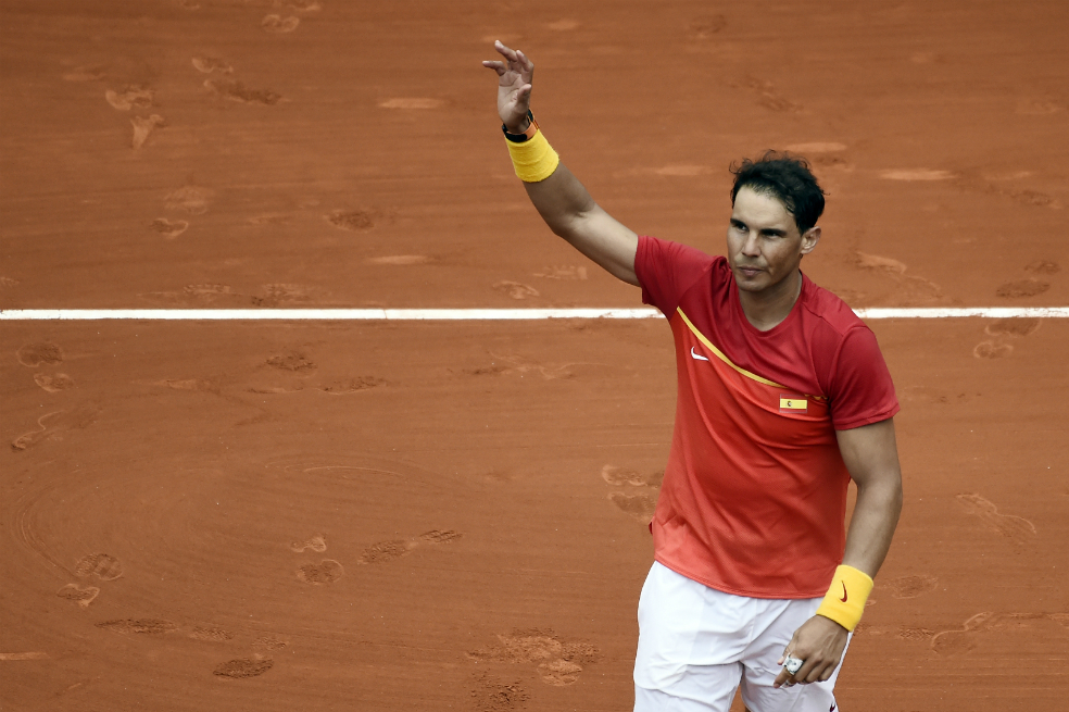 Rafa Nadal encabeza el equipo español de Copa Davis