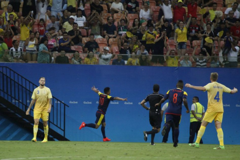 Selección Colombia debutó en los Olímpicos con empate 2-2 ante Suecia
