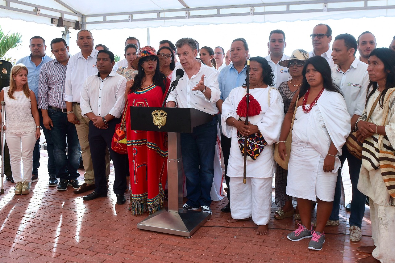 Primer balance del Gobierno en su intervención a La Guajira