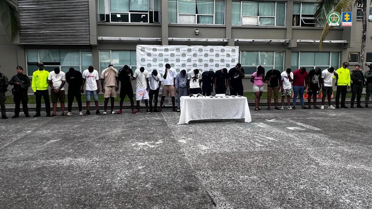 A la cárcel 26 integrantes de una banda dedicada al fleteo y la extorsión en Chocó