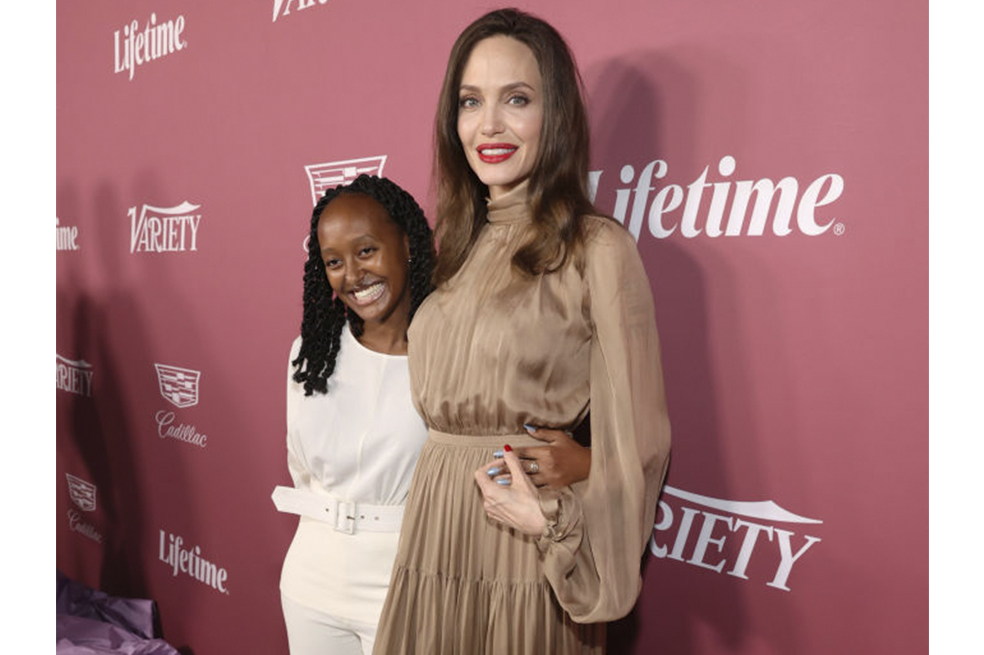 Angelina Jolie y Brad Pitt adoptaron a Zahara en 2005.
