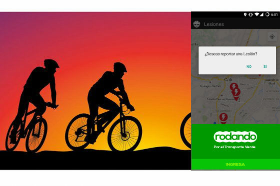 ‘Rodando’, la aplicación móvil para los ciclistas caleños