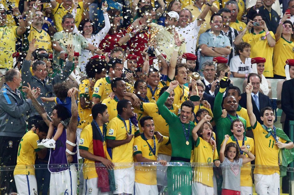 Brasil goleó a España y se corona campeón de la Copa Confederaciones