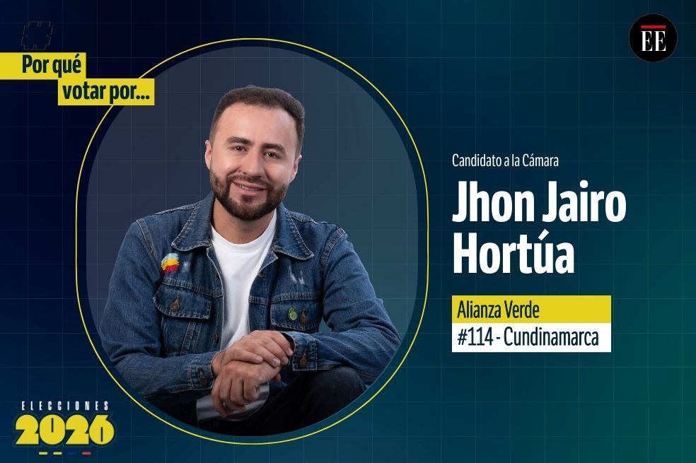 “Por qué votar por”: Jhon Jairo Hortúa, candidato a la Cámara