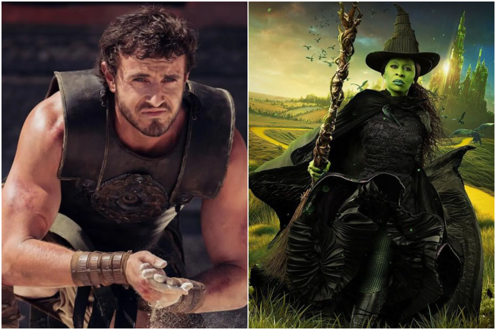 “Gladiador II” y “Wicked” se disputan la taquilla norteamericana