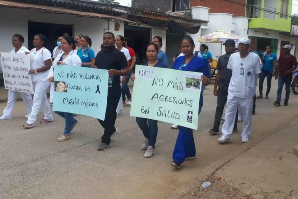 Catorce médicos renuncian en El Bagre, Antioquia, tras asesinato de colega