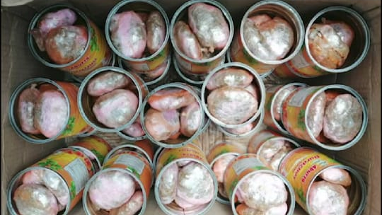 En Aeropuerto El Dorado, hallan droga camuflada en contenedores de comida