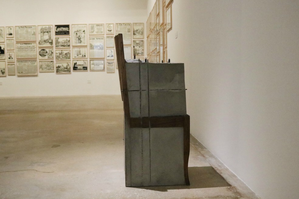 Foto: Doris Salcedo en Espacio 23