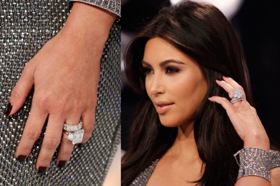 Kim Kardashian subastó su anillo de bodas