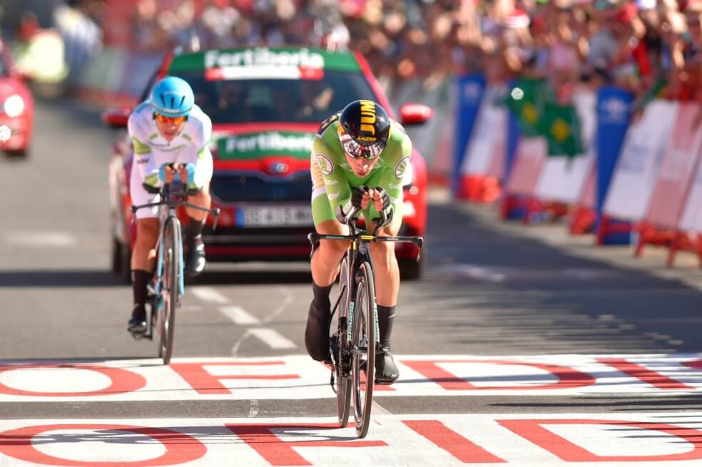 Eslovenia contra Colombia en la Vuelta a España