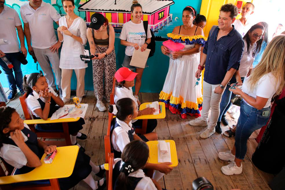FUNDACIÓN SOMNIA Y TRAS LA PERLA ENTREGAN PROYECTO DE RENOVACIÓN A INSTITUCIÓN EDUCATIVA EN EL CORREGIMIENTO DE BUENAVISTA, CIÉNAGA GRANDE DE SANTA MARTA