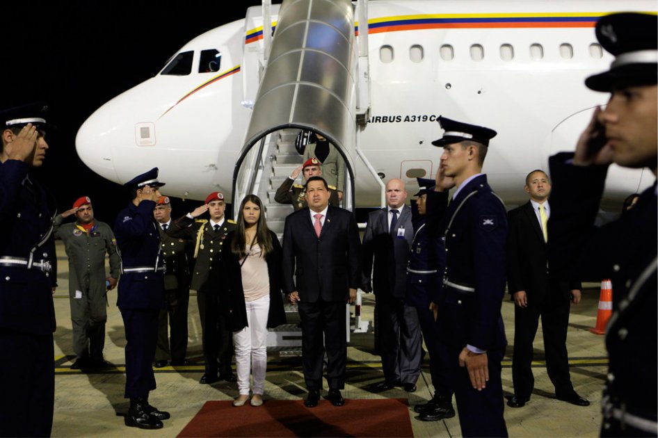 Chávez llegó a Brasil para sellar ingreso de Venezuela al Mercosur