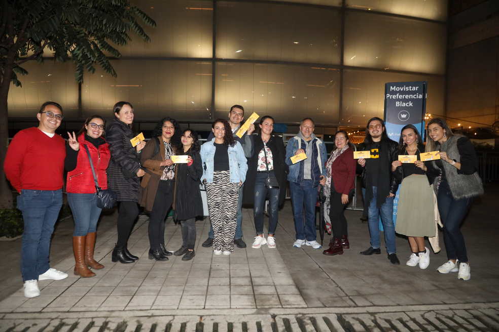 Grupo Ganadores entrada Andres Cepeda
