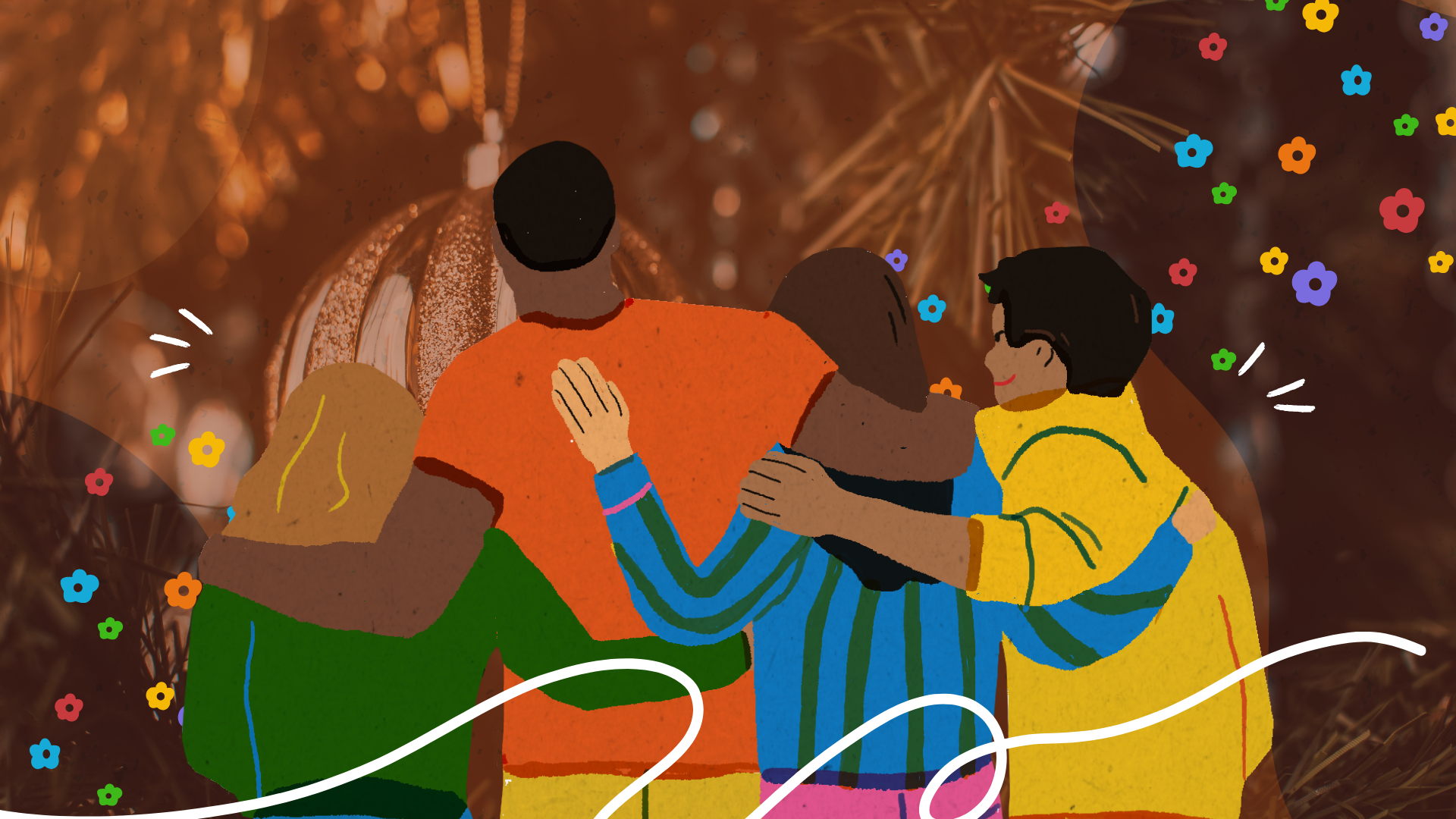 Familias elegidas: vínculos que acompañan a personas LGBTIQ+ en las fiestas decembrinas
