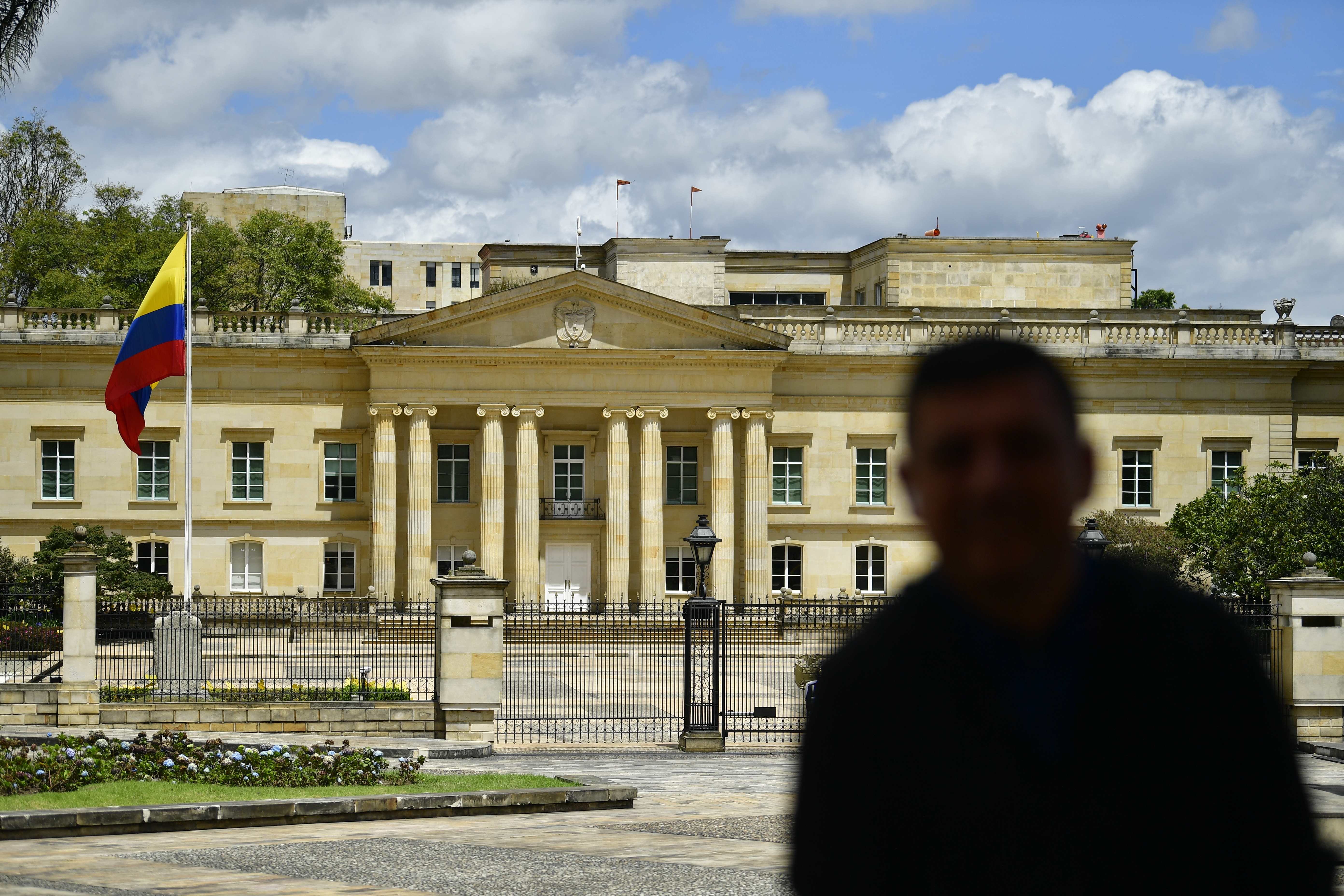 Tambien conocida como casa de la Presidencia de la República o Palacio de Nariño, fachada ubicada en el centro de Bogotá