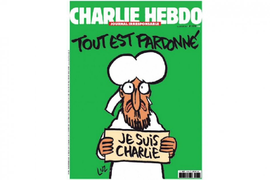 Mahoma con cartel ‘Yo soy Charlie’, la próxima portada del semanario francés