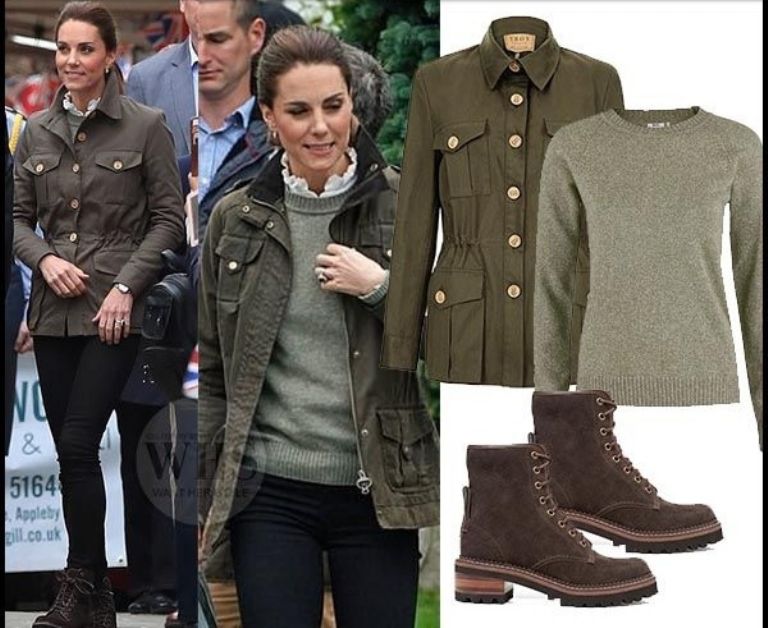 Kate Middleton nos muestra look ideal para adaptarse al clima lluvioso y soleado