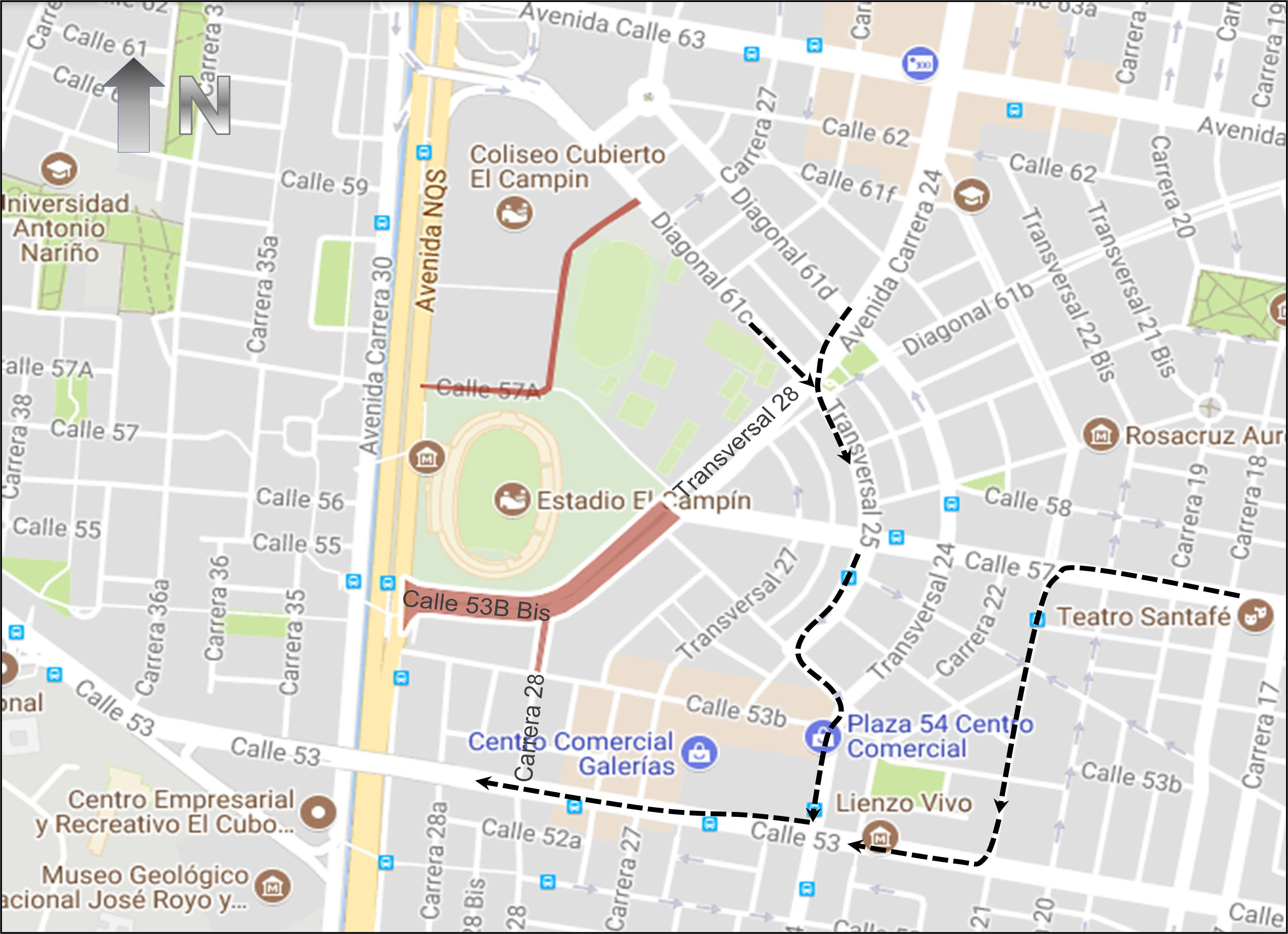 Mapa 2, cierres, 16 de julio.