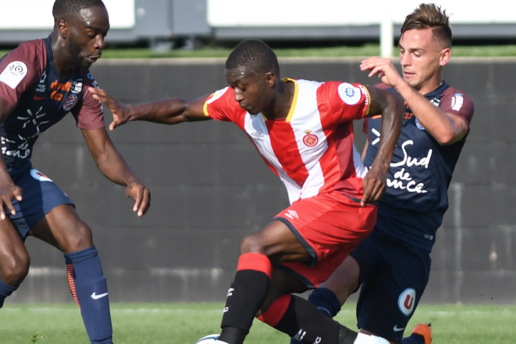 Marlos Moreno anotó doblete con el Girona frente al Montpellier