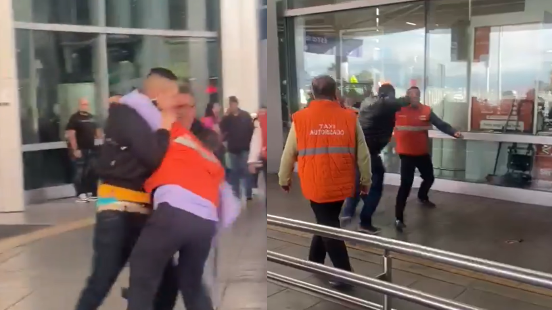 Conductores protagonizaron violenta pelea en el Aeropuerto El Dorado