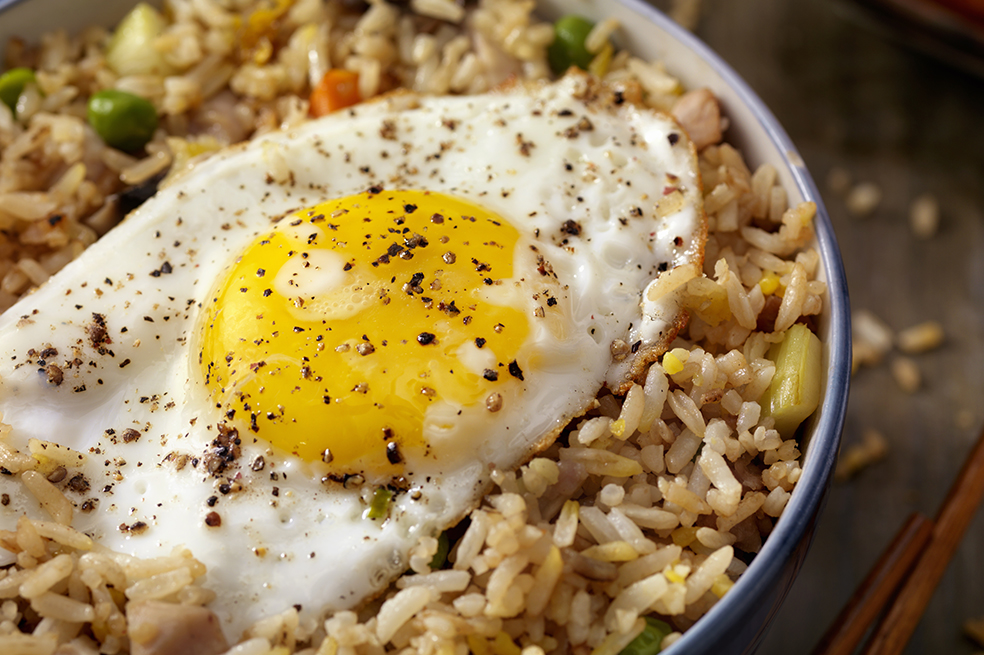 arroz con huevo