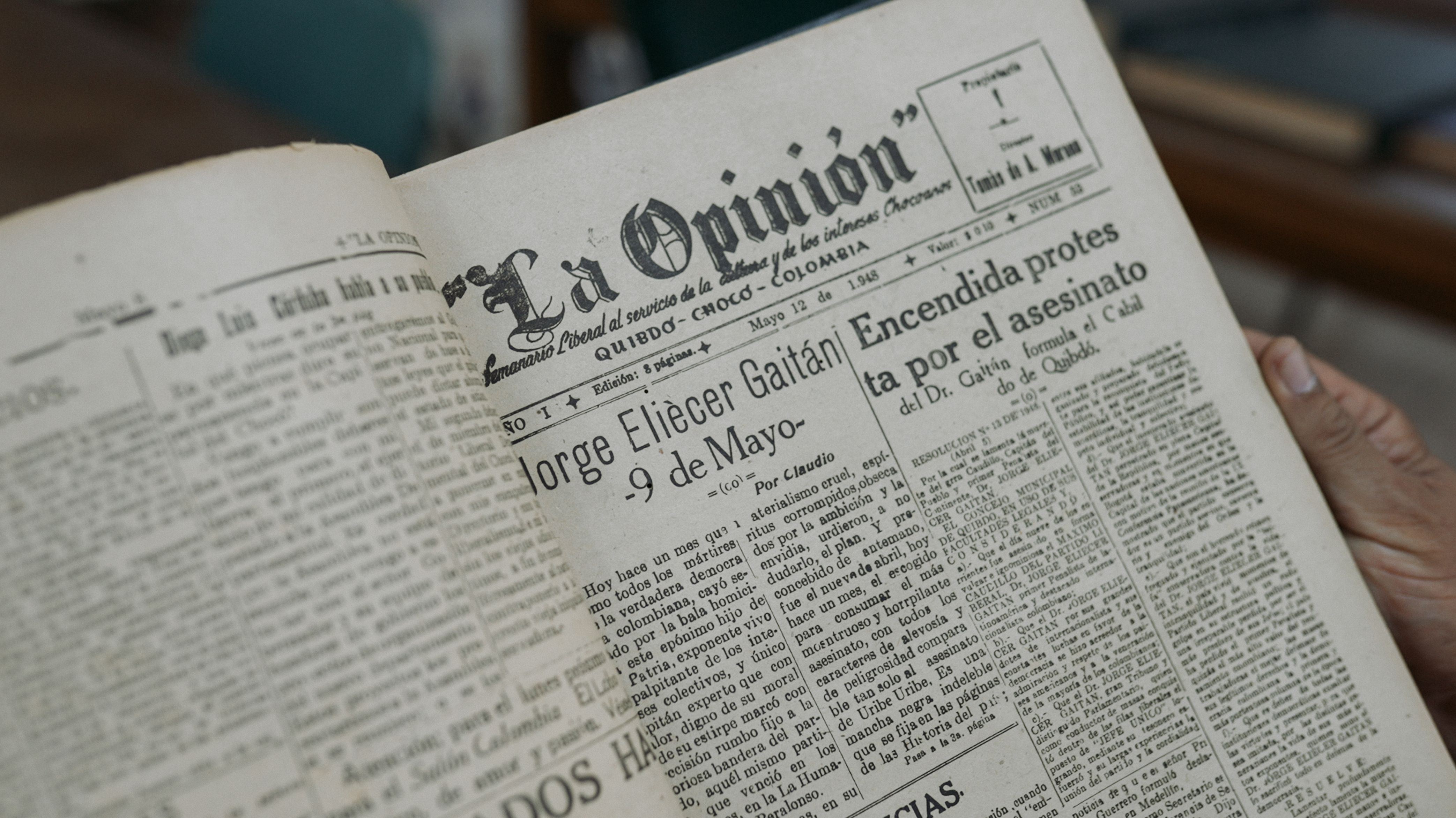 La hemeroteca tiene cerca de 65 tomos que contienen periódicos muy importantes para la historia regional. El más antiguo de ellos el periódico “La Opinión”, de 1947.