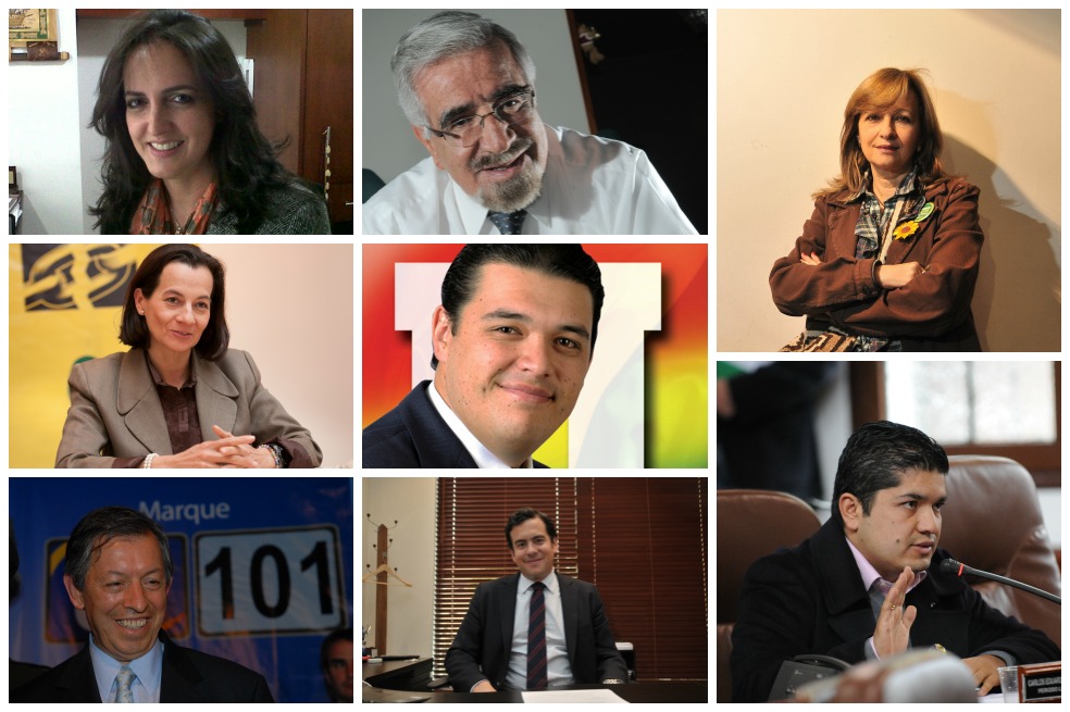 Los líderes de Bogotá en la Cámara
