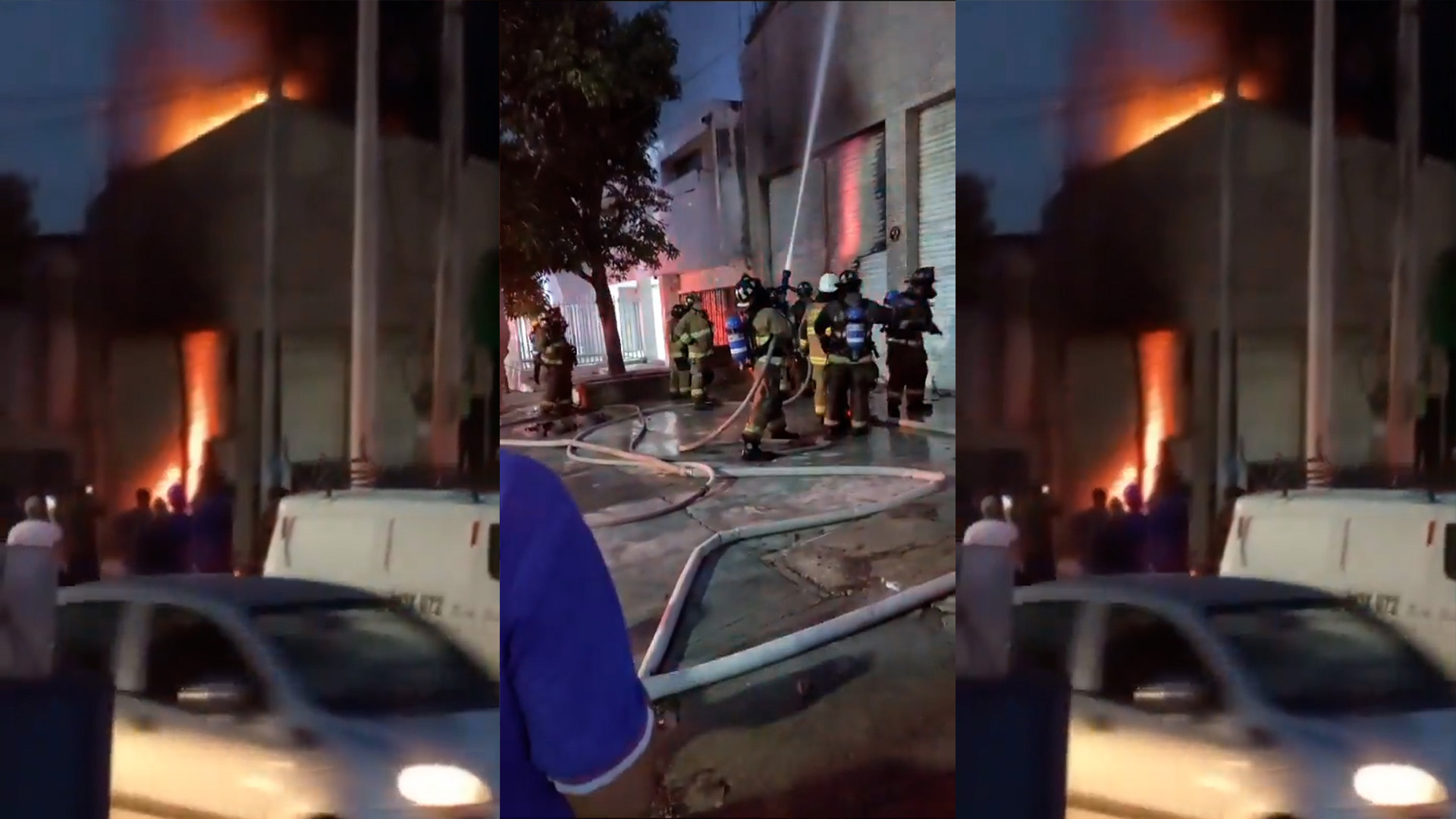 Incendio destruyó una bodega de suministros médicos en Barranquilla