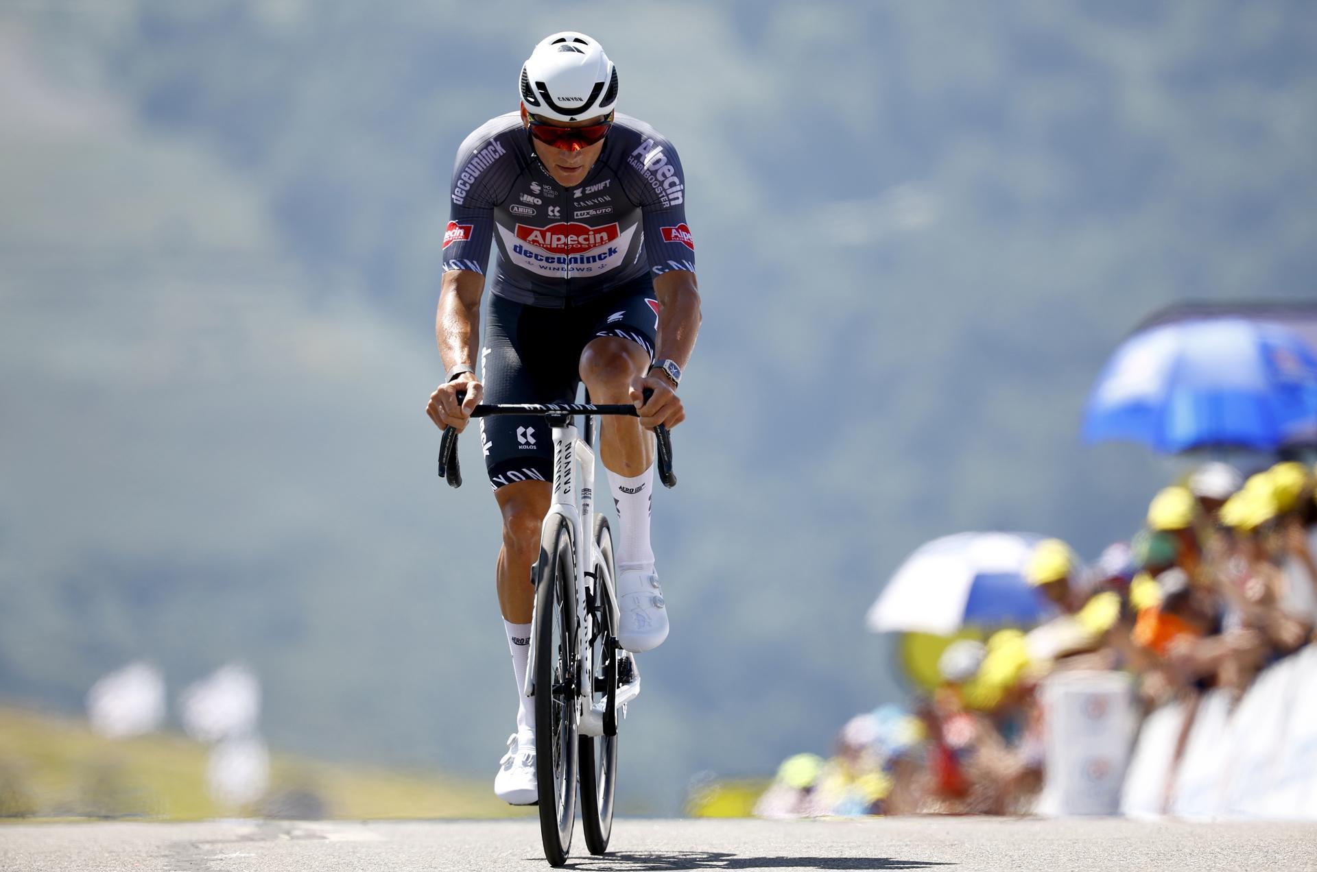 Mathieu van der Poel se tuvo que retirar del Tour de Francia por grave afección