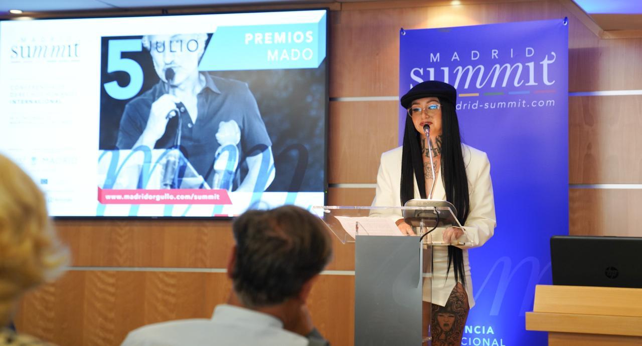 Kei Linch fue invitada a la Conferencia Internacional de Derechos Humanos