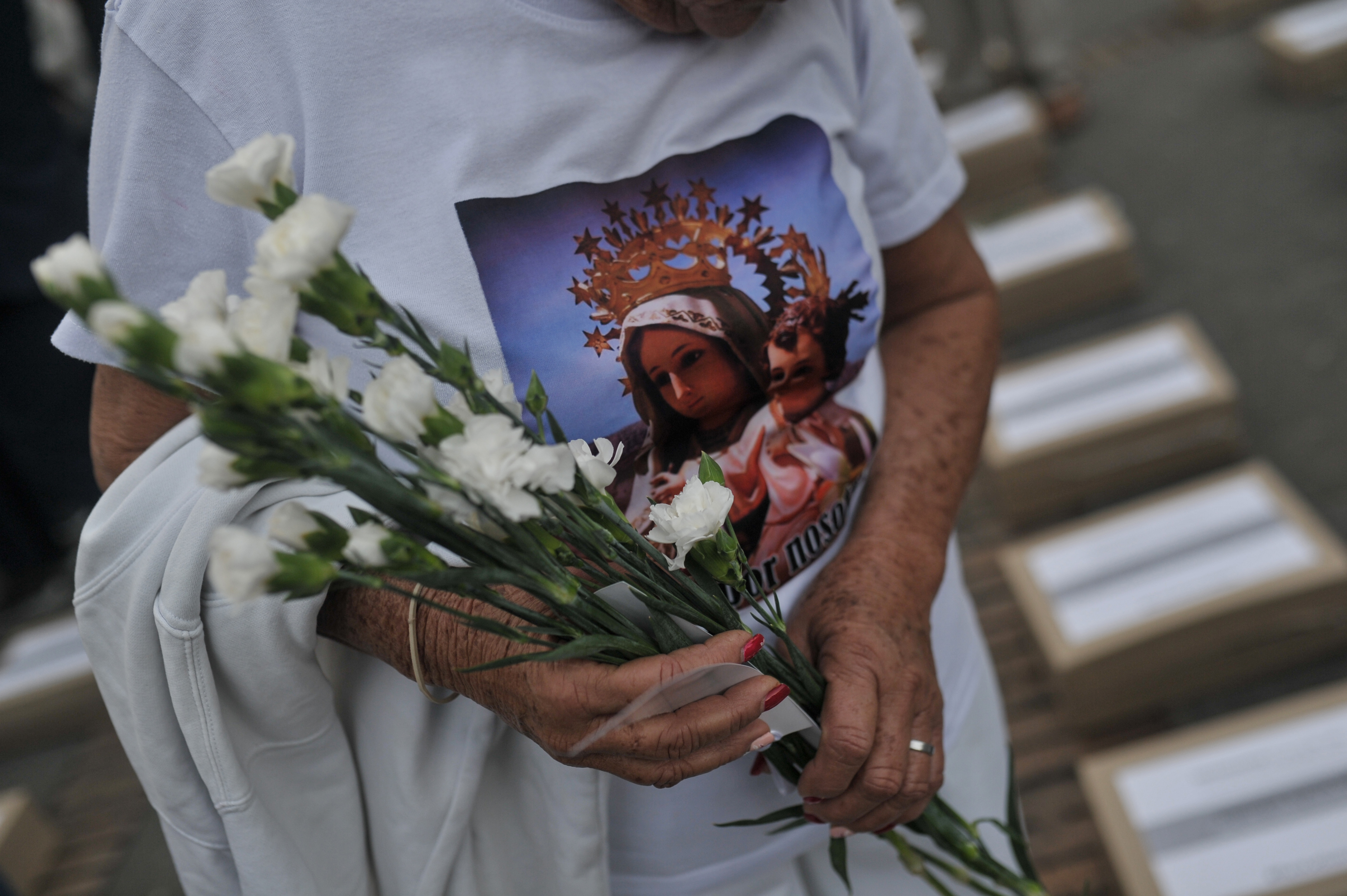 Protesta en contra del asesinato de lideres sociales y firmantes de paz.