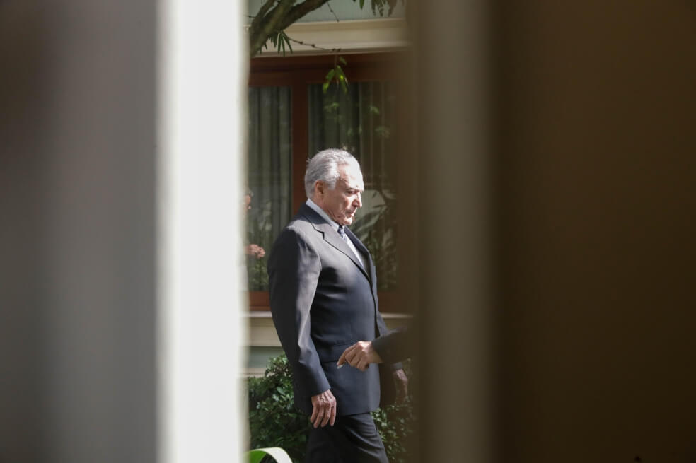 Expresidente brasileño Michel Temer se entrega a la Policía tras nueva orden de arresto