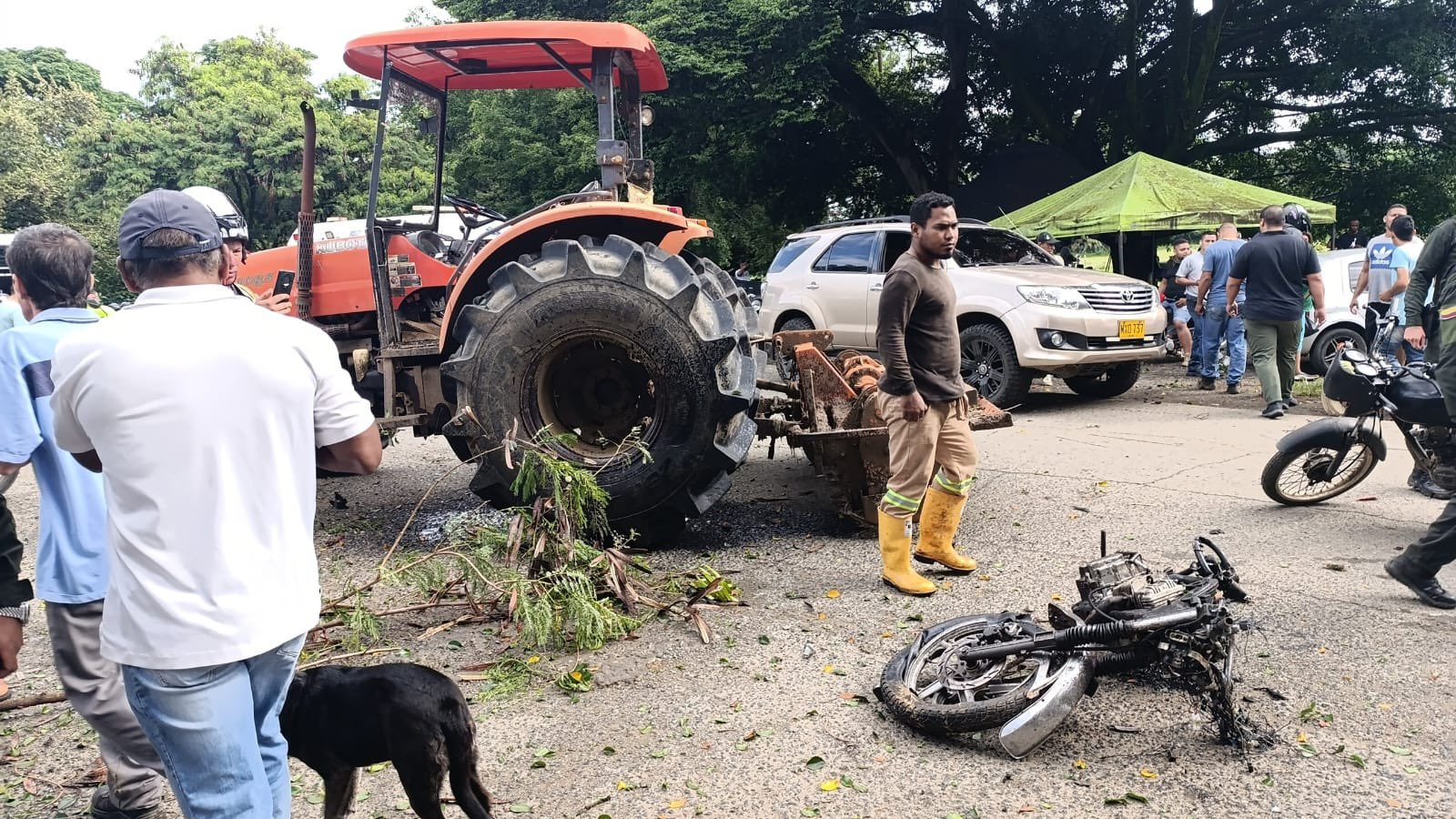 Un muerto y siete heridos deja reciente explosión de moto bomba en Jamundí, Valle