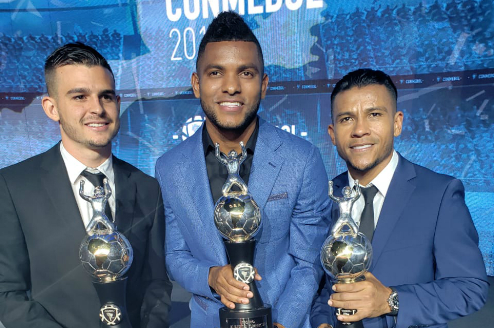 Wilson Morelo, Miguel Borja y Nicolás Benedetti, tres goleadores continentales