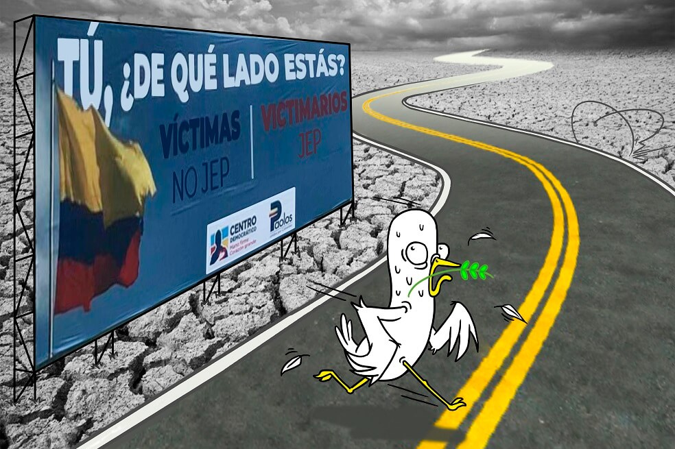 ¿Por qué la paz cruzó la calle?