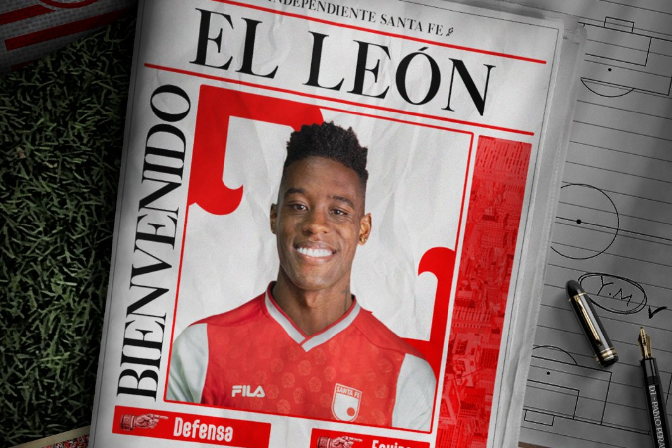 Jordy Monroy es el tercer refuerzo de Santa Fe para la Liga BetPlay 2024-II.